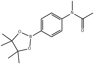 N-methyl-N-(4-(4,4,5,5-tetramethyl-1,3,2-dioxaborolan-2-yl)phenyl)acetamide Structure