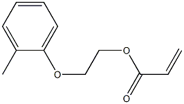 2-Propenoic acid, 2-(methylphenoxy)ethyl ester Structure