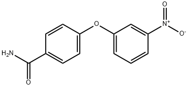 4-(3-NITROPHENOXY)BENZAMIDE Structure