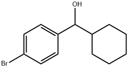 Cyclohexyl (4-bromoophenyl)methanol Structure