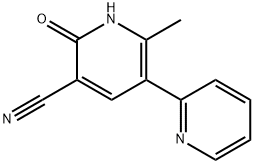 6-methyl-2-oxo-5-pyridin-2-yl-1H-pyridine-3-carbonitrile 구조식 이미지
