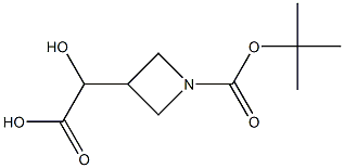 2-{1-[(tert-butoxy)carbonyl]azetidin-3-yl}-2-hydroxyacetic acid 구조식 이미지