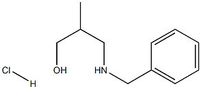 3-(benzylamino)-2-methyl-1-propanol hydrochloride 구조식 이미지