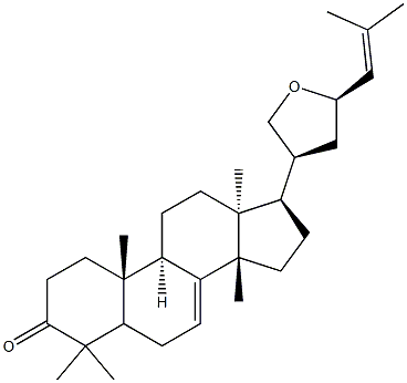 Lanosta-7,24-dien-3-one,21,23-epoxy-, (13a,14b,17a,20S,23R)- (9CI) Structure