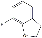 7-Fluoro-2,3-dihydrobenzofuran 구조식 이미지