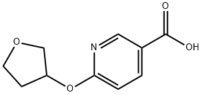 6-((tetrahydrofuran-3-yl)oxy)nicotinic acid Structure