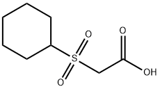 Cyclohexanesulfonyl-acetic acid 구조식 이미지