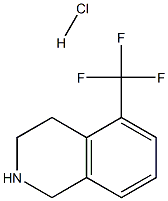 5-(trifluoromethyl)-1,2,3,4-tetrahydroisoquinoline:hydrochloride 구조식 이미지