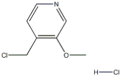 4-(Chloromethyl)-3-methoxypyridine hydrochloride 구조식 이미지