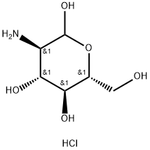 (3R,4R,5S,6R)-3-amino-6-(hydroxymethyl)tetrahydro-2H-pyran-2,4,5-triol hydrochloride Structure