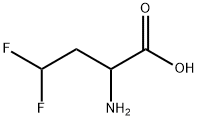 2-amino-4,4-difluorobutanoic acid Structure