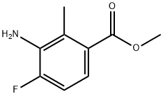 3-Amino-4-fluoro-2-methyl-benzoic acid methyl ester 구조식 이미지
