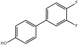 3',4'-Difluoro-biphenyl-4-ol 구조식 이미지