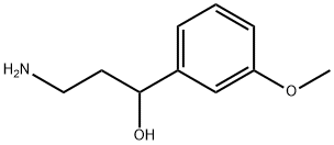 3-amino-1-(3-methoxyphenyl)propan-1-ol 구조식 이미지