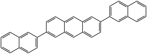 2,6-di(2-naphtyl)anthracene Structure