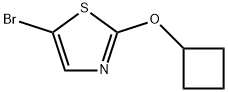 5-bromo-2-cyclobutyloxy-1,3-thiazole Structure