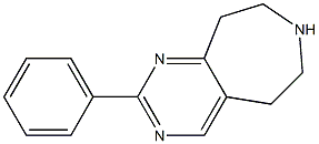 2-Phenyl-6,7,8,9-tetrahydro-5H-pyrimido[4,5-d]azepine Structure