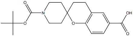 tert-Butyl 6-carboxy-spiro[chroman-2,4'-piperidine]-1'-carboxylate Structure