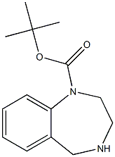2,3,4,5-Tetrahydro-benzo[e][1,4]diazepine-1-carboxylic acid tert-butyl ester Structure