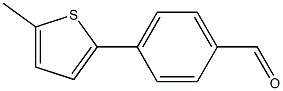 4-(5-methylthiophen-2-yl)benzaldehyde Structure