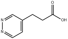 3-pyridazin-4-ylpropanoic acid Structure