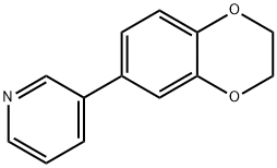 3-(2,3-Dihydro-benzo[1,4]dioxin-6-yl)-pyridine 구조식 이미지