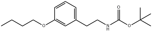 tert-butyl (3-butoxyphenethyl)carbamate Structure