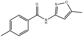 4-methyl-N-(5-methylisoxazol-3-yl)benzamide Structure
