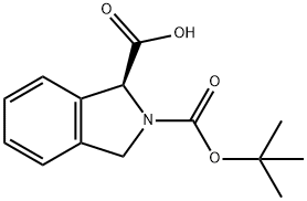 (S)-2-(tert-butoxycarbonyl)isoindoline-1-carboxylic acid Structure