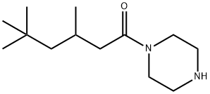 3,5,5-trimethyl-1-(piperazin-1-yl)hexan-1-one Structure