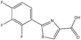 2-(2-trifluorophenyl)thiazole-4-carboxylic acid 구조식 이미지