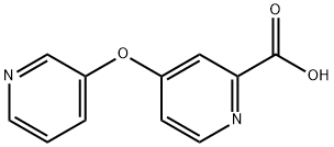 4-(Pyridin-3-yloxy)pyridine-2-carboxylicacid Structure