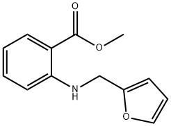 2-[(Furan-2-ylmethyl)-amino]-benzoic acid methyl ester Structure