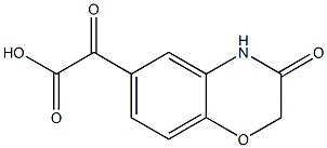 3,4-Dihydro-1,4-benzoxazine-3-one 6-oxoacetic Acid Structure