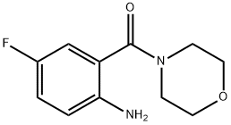 (2-Amino-5-fluorophenyl)(morpholino)methanone Structure