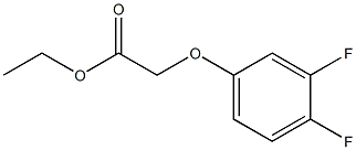 Ethyl 2-(3,4-difluoro-phenoxy)acetate Structure