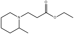 ethyl 3-(2-methylpiperidin-1-yl)propanoate 구조식 이미지