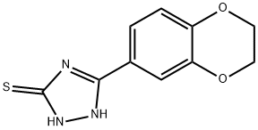 5-(2,3-Dihydro-benzo[1,4]dioxin-6-yl)-2H-[1,2,4]triazole-3-thiol Structure