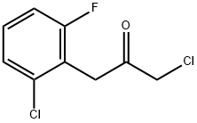 1-chloro-3-(2-chloro-6-fluorophenyl)propan-2-one 구조식 이미지