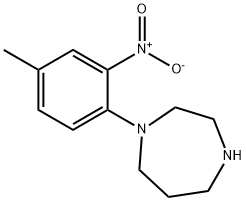 1-(4-methyl-2-nitrophenyl)-1,4-diazepane Structure