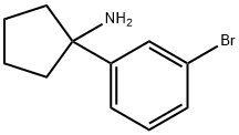 1-(3-BROMOPHENYL)CYCLOPENTAN-1-AMINE Structure