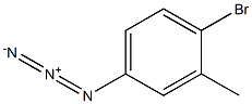 4-azido-1-bromo-2-methylbenzene Structure