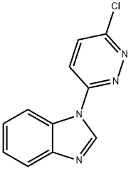 1H-Benzimidazole, 1-(6-chloro-3-pyridazinyl)- Structure
