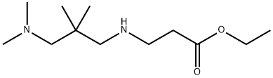 ethyl 3-{[3-(dimethylamino)-2,2-dimethylpropyl]amino}propanoate 구조식 이미지