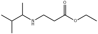ethyl 3-[(3-methylbutan-2-yl)amino]propanoate 구조식 이미지