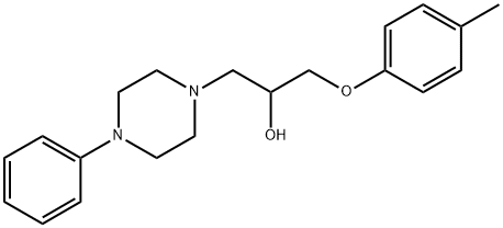 1-(4-phenylpiperazin-1-yl)-3-(p-tolyloxy)propan-2-ol Structure