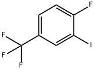 1-Fluoro-2-iodo-4-(trifluoromethyl)benzene 구조식 이미지