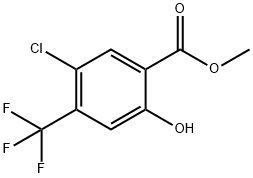 Methyl 5-chloro-2-hydroxy-4-(trifluoromethyl)benzoate Structure