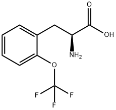 2-(Trifluoromethoxy)-L-phenylalanine 구조식 이미지