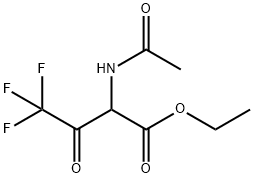 Ethyl 2-acetamido-4,4,4-trifluoro-3-oxobutanoate Structure